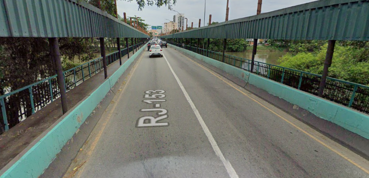Ponte Pequetito Amorim passa por manutenção preventiva